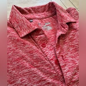 Underamour Men’s Golf Shirt - Red - Size Medium